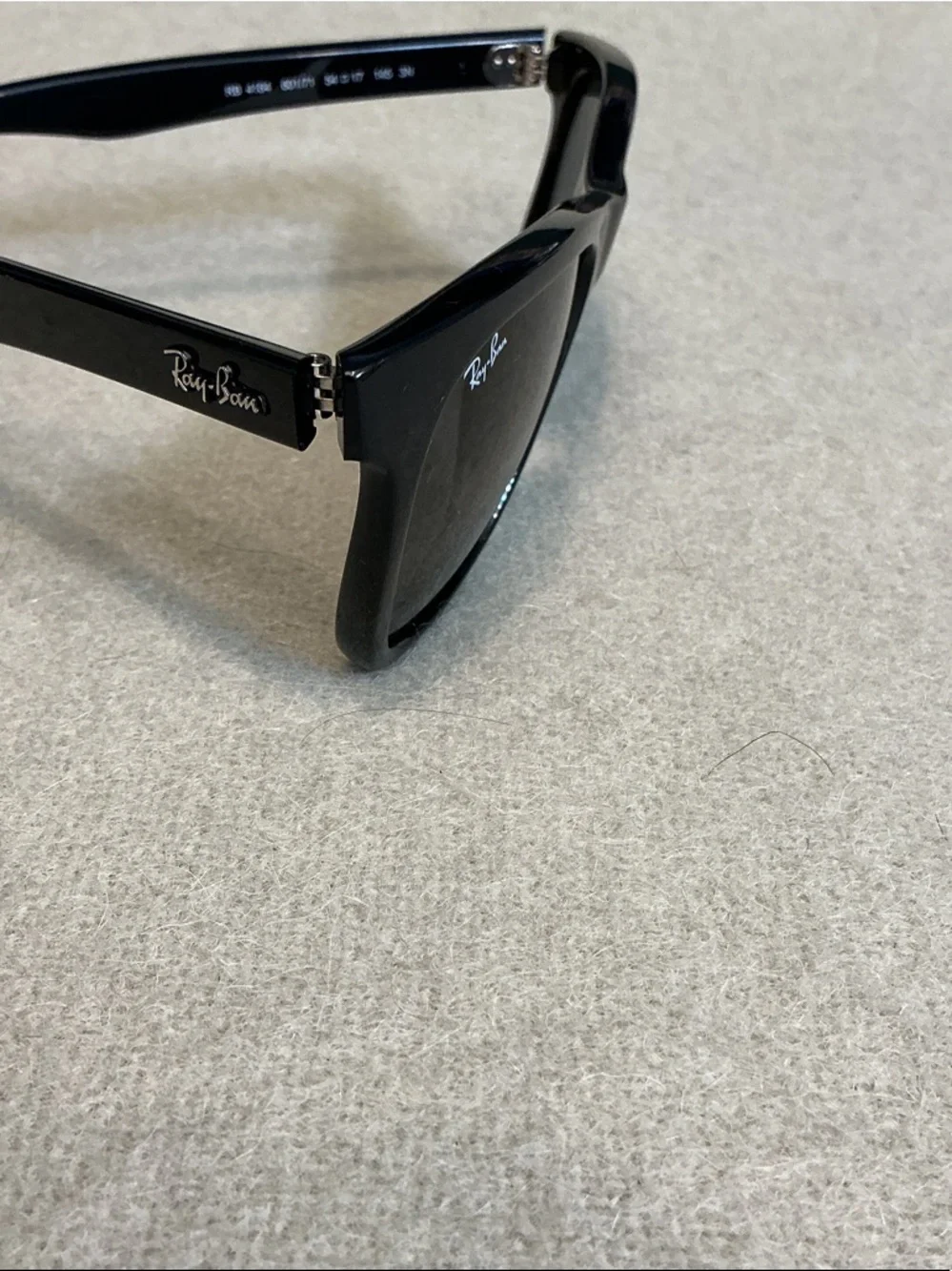 Ray-Ban Black Gloss Cat-Eye Sunglasses - Picture 2 of 3